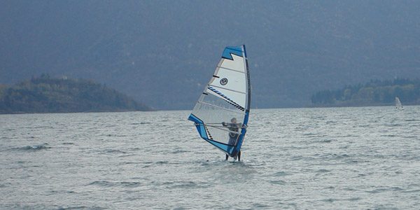 Windsurfing on Lake Garda